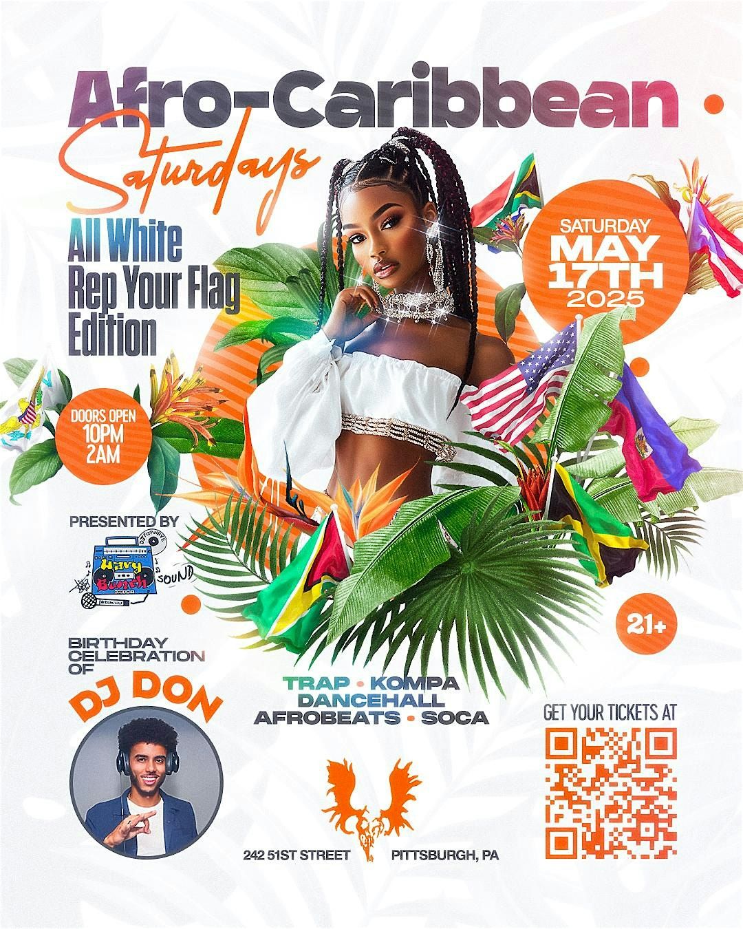 Afro-Caribbean Saturdays 5.17.2025 | Event in Pittsburgh | AllEvents