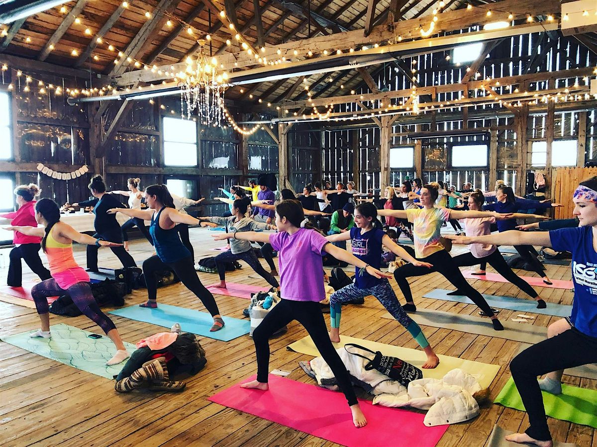 Puppy Yoga at Traders Point Creamery, 4 May | Event in Zionsville | AllEvents