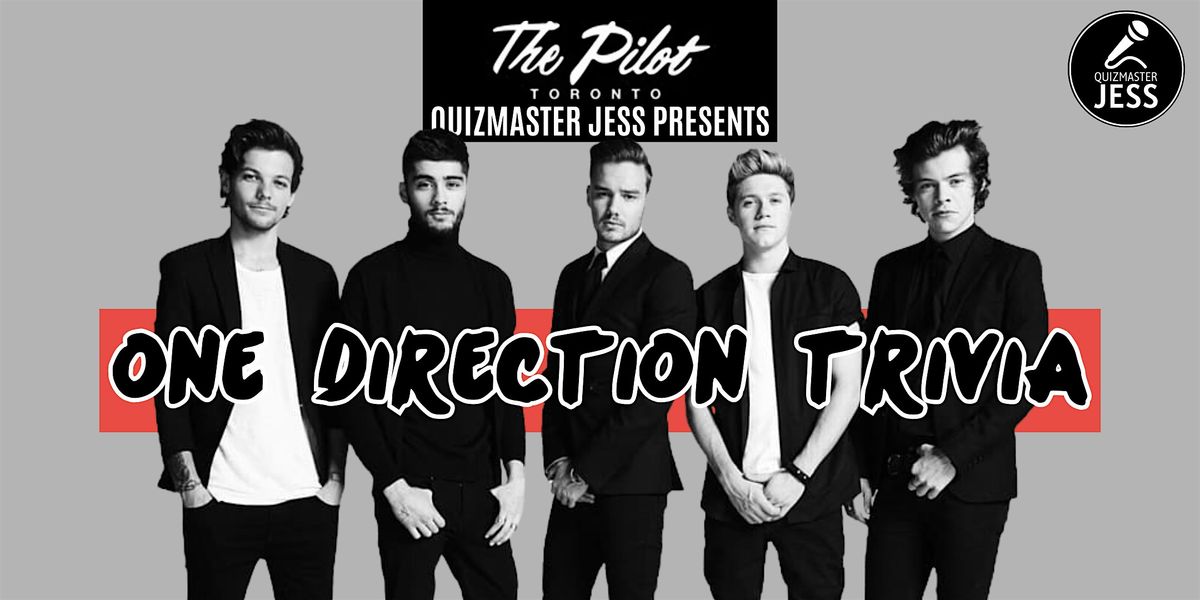 One Direction Trivia 1.1 (at The Pilot), 24 November | Event in Toronto | AllEvents