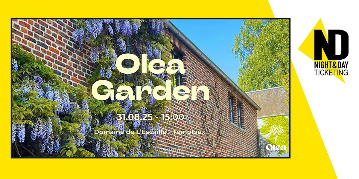 Olea Garden, 31 August | Event in Namur | AllEvents