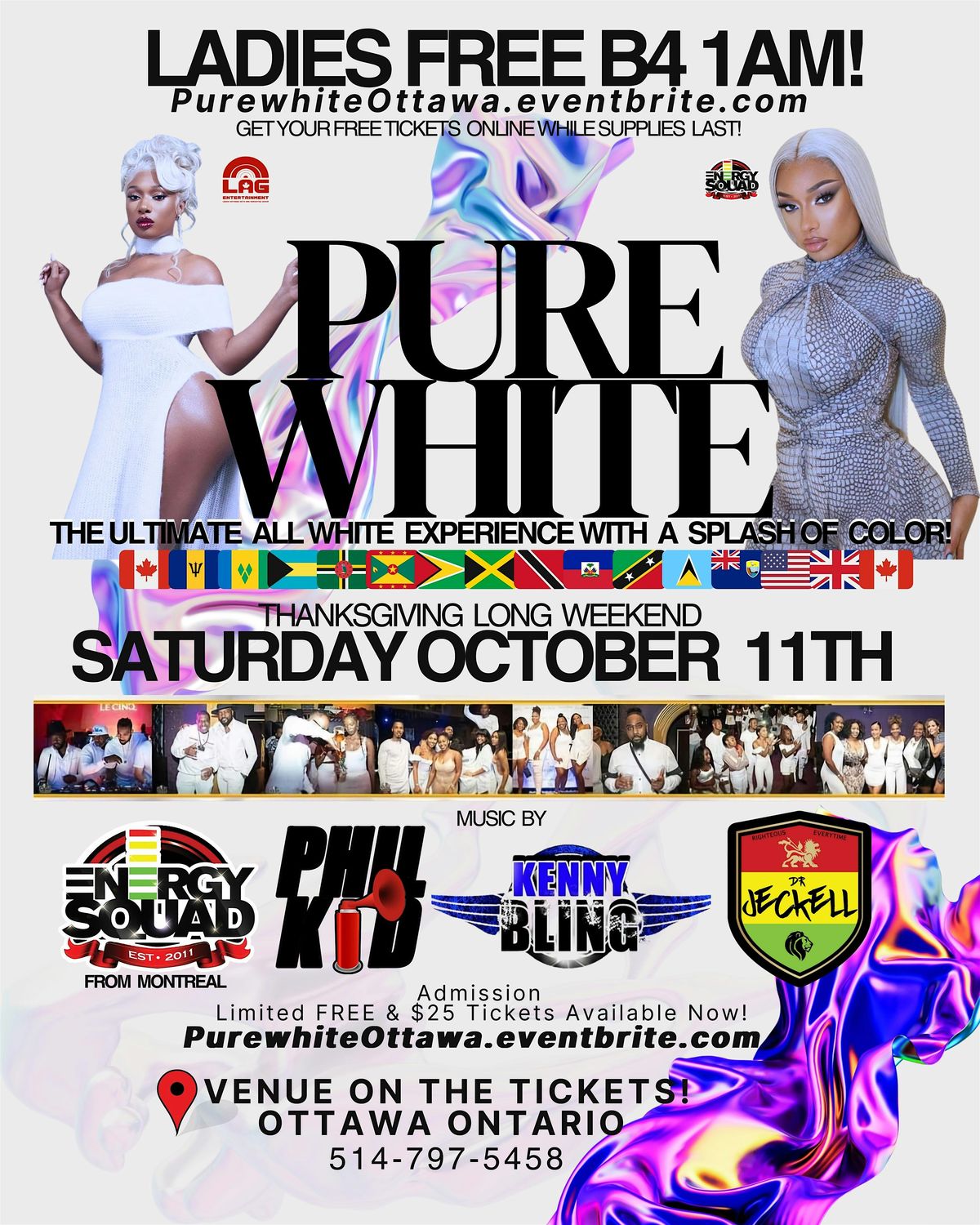PURE WHITE - The Ultimate ALL WHITE Experience With A Splash Of Color!, 11 October | Event in Ottawa | AllEvents