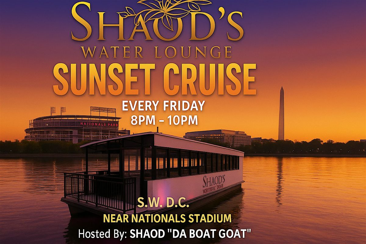 Shaod's Water Lounge " R & B Water Vibez Cruise" (Boat  Indoors w/Heat) | Event in Washington
