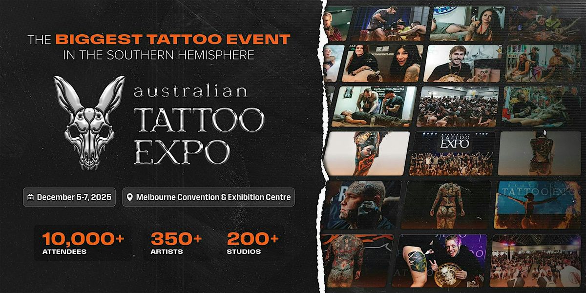 Australian Tattoo Expo | Melbourne 2025, 5 December | Event in South Wharf | AllEvents