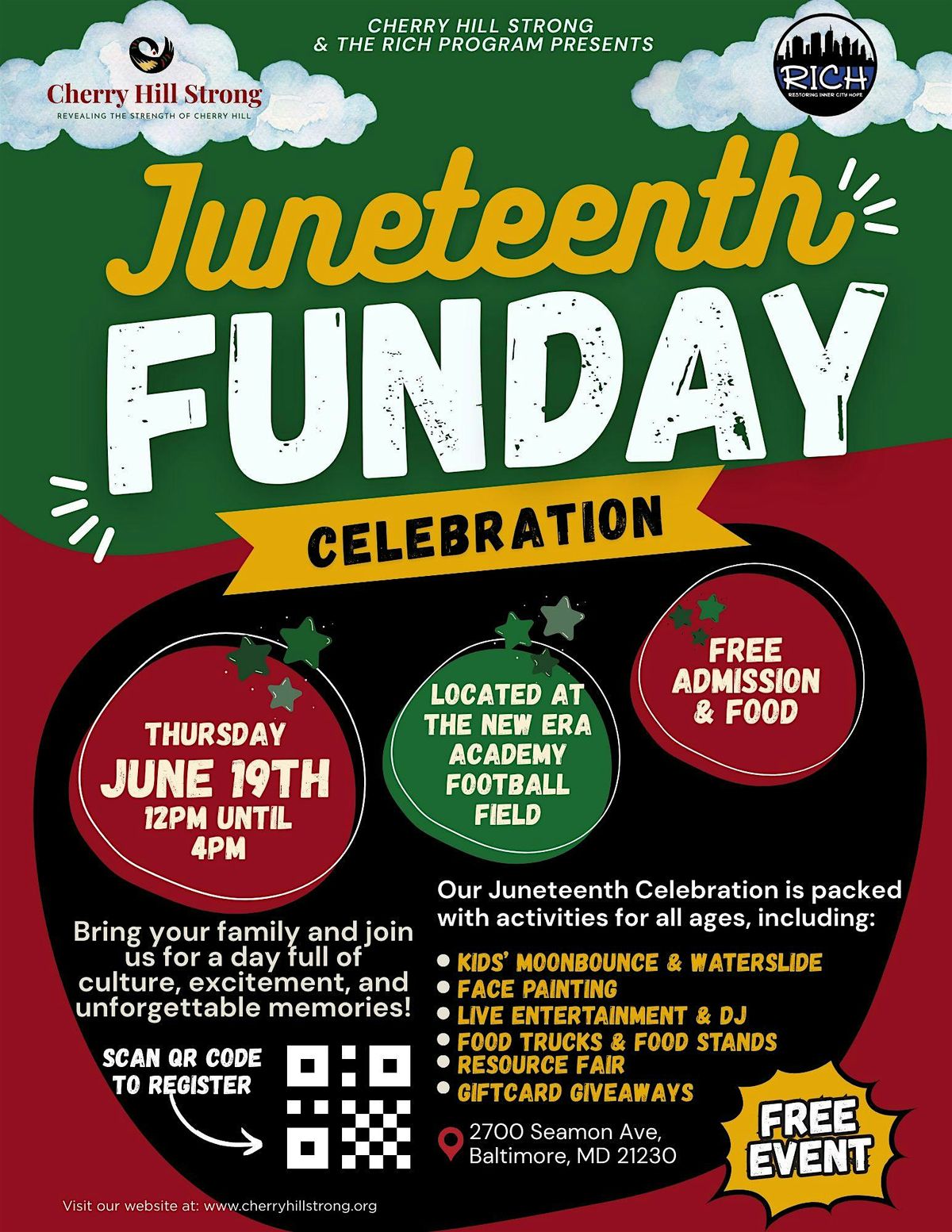CHS Juneteenth Celebration, 28 June | Event in Baltimore | AllEvents
