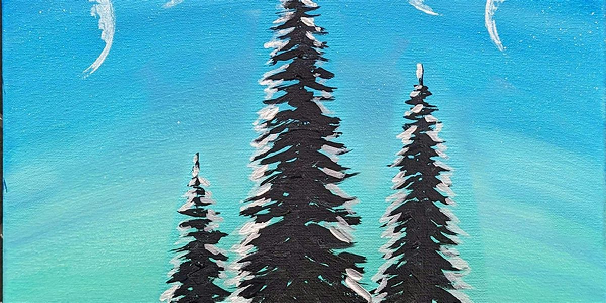Evergreen Moon Phases - Paint and Sip by Classpop!™, 23 July | Event in Katy | AllEvents