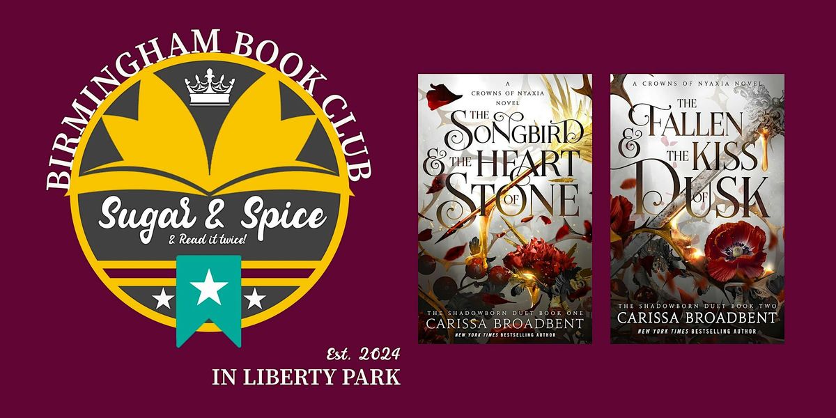 Birmingham Book Club discusses The Fallen & the Kiss of Dusk, 6 October | Event in Vestavia Hills | AllEvents