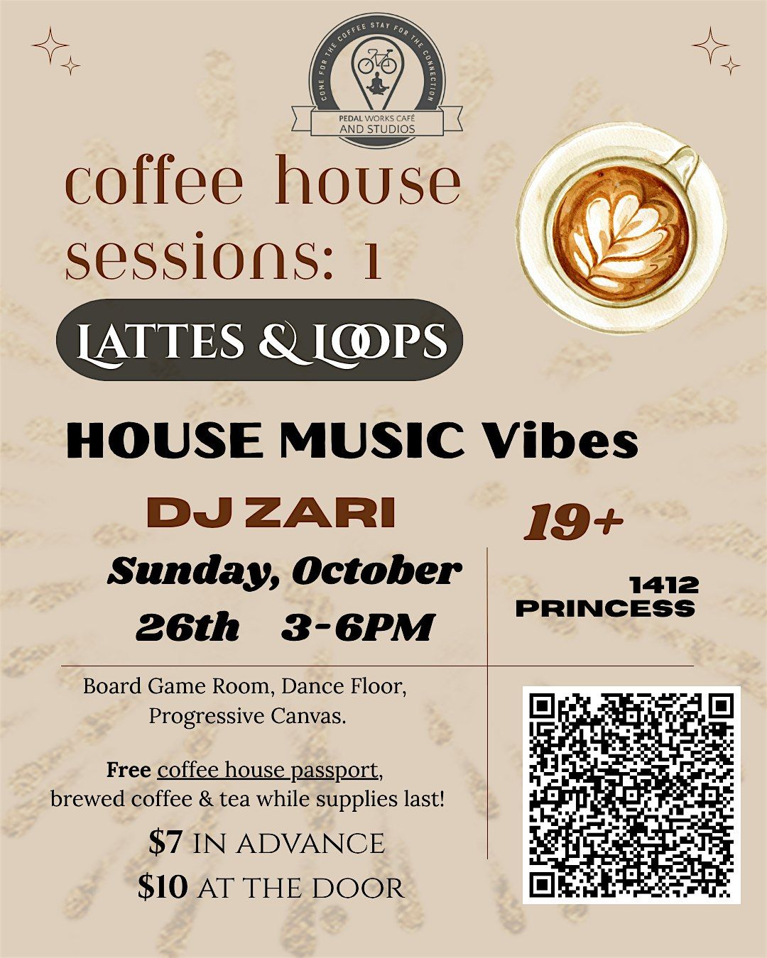 Coffee Sessions 1 Lattes & Loops, 26 October | Event in Kingston | AllEvents