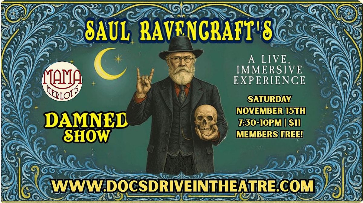 Damed Show: A Live Immersive Experience with Saul Ravencraft, 15 November | Event in Buda | AllEvents
