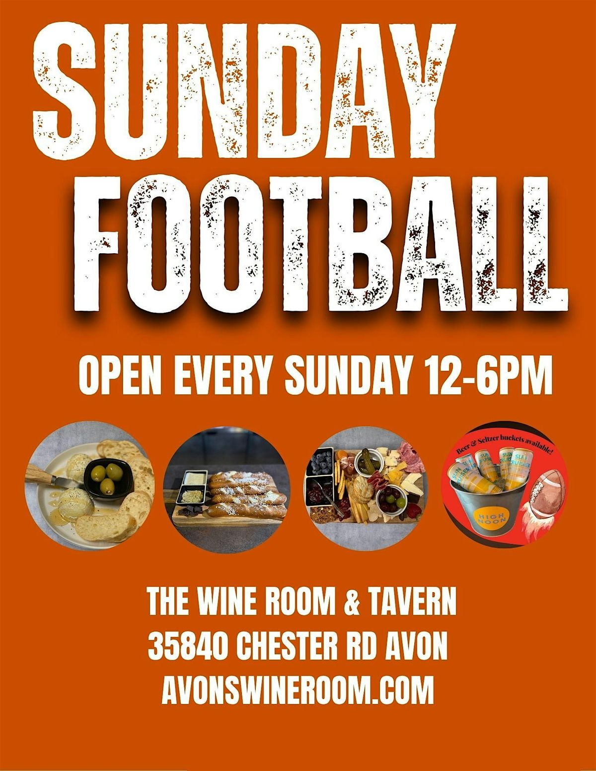 Open Sunday Football - Happy Hour - Beer & Seltzer Buckets | Event in Avon | AllEvents