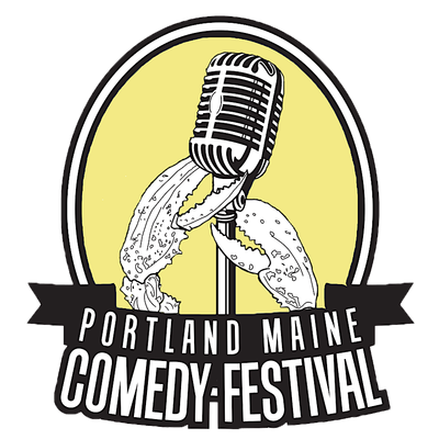 The Portland Maine Comedy Festival logo