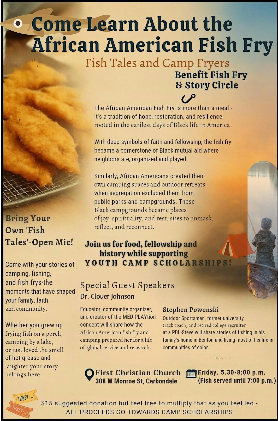 Benefit Cat Fish Fry and Story Circle | Event in Carbondale | AllEvents