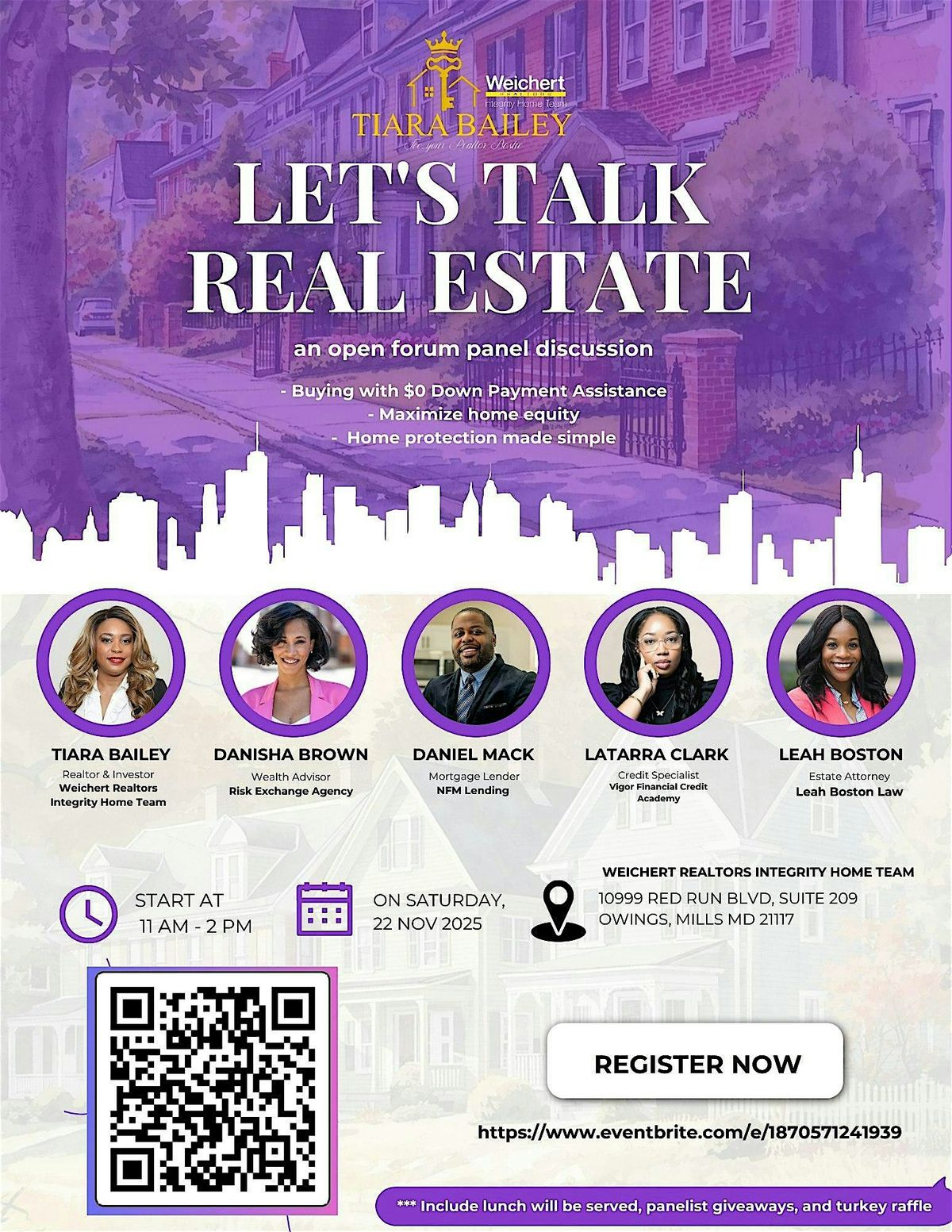 Lets Talk Real Estate- Indusrty Expert  Panel and  Open Discussion, 22 November | Event in Owings Mills | AllEvents