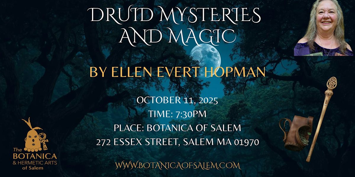 Druid Mysteries and Magic with Ellen Hopman, 11 October | Event in Salem | AllEvents