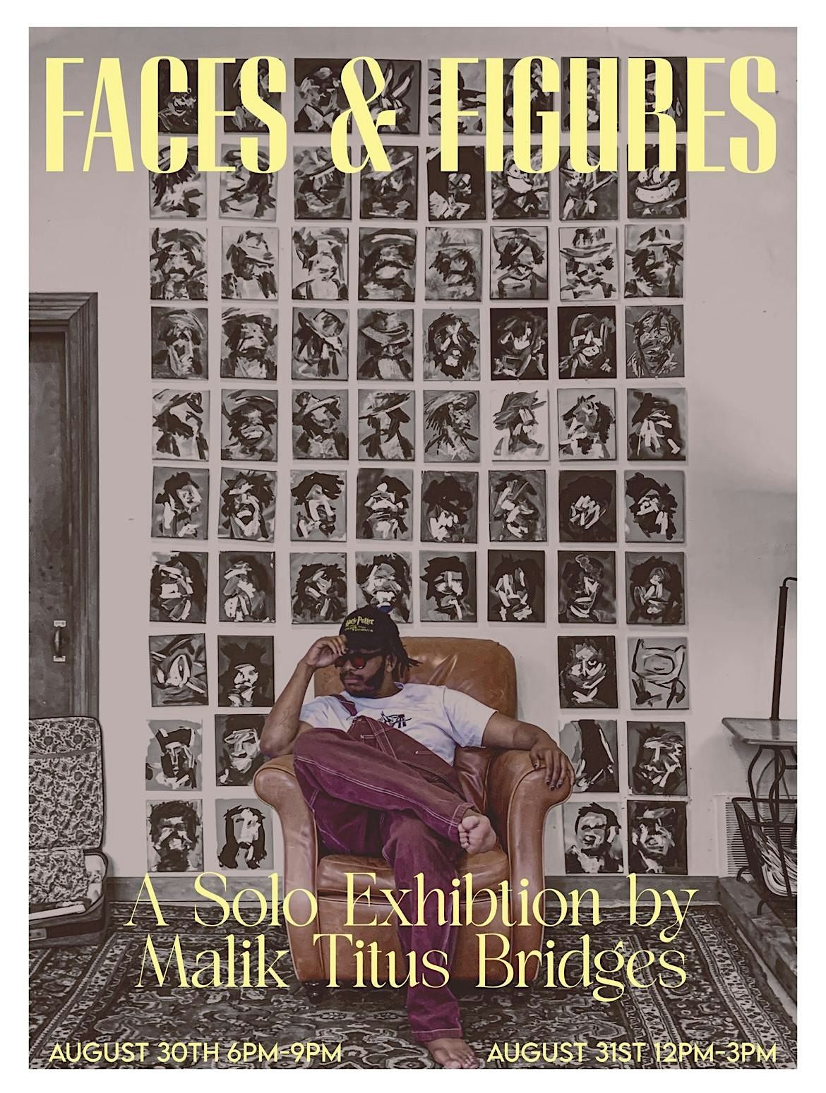 Faces & Figures A Solo Art Show by Malik Titus Bridges, 30 August | Event in New York | AllEvents
