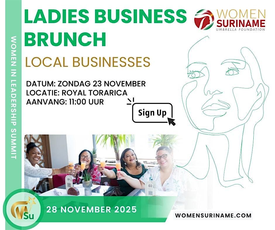 LADIES BUSINESS BRUNCH  - MEET THE DUTCH DELEGATES, 23 November | Event in Paramaribo | AllEvents