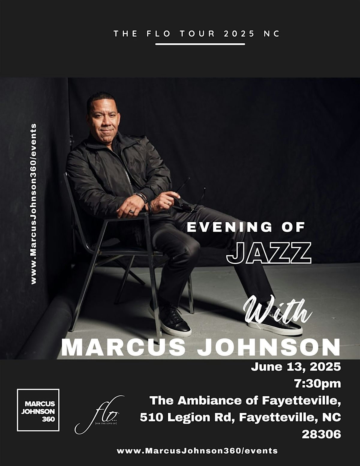 An Evening of Jazz with Marcus Johnson at Ambiance of Fayetteville, 13 June | Event in Fayetteville | AllEvents