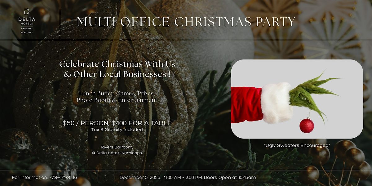 Delta Kamloops Multi Office Holiday Luncheon 2025, 5 December | Event in Kamloops | AllEvents
