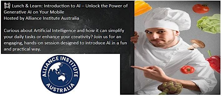 Lunch & Learn: Introduction to AI, 13 August | Event in Docklands | AllEvents