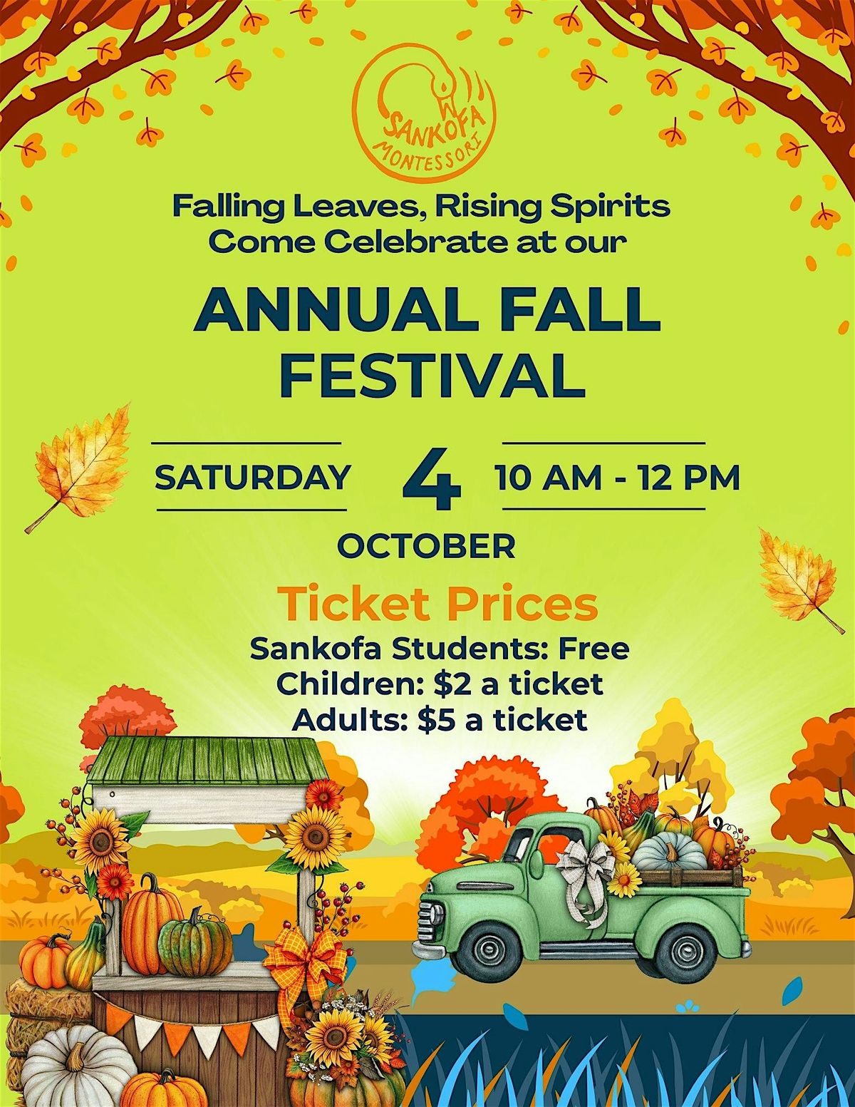 3rd Annual Fall Festival hosted by Sankofa Montessori, 4 October | Event in Forest Park | AllEvents