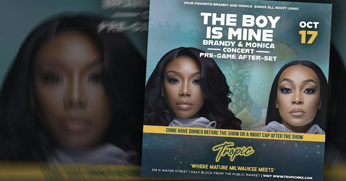 BRANDY & MONDAY PRE-GAME/AFTER SET @ TROPIC, 17 October | Event in Milwaukee | AllEvents