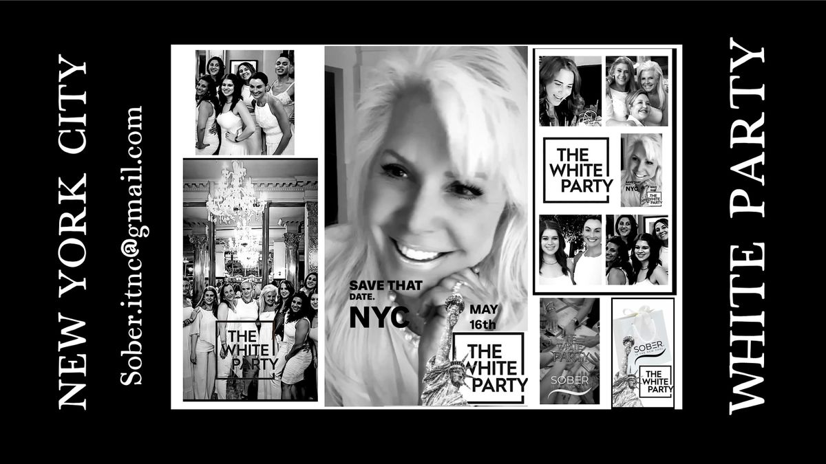 SOBER IS THE NEW COOL WHITE PARTY NYC, 16 May | Event in New York | AllEvents