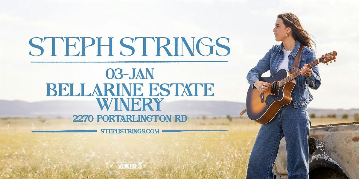 Steph Strings live at Bellarine Estate, 3 January | Event in Bellarine | AllEvents