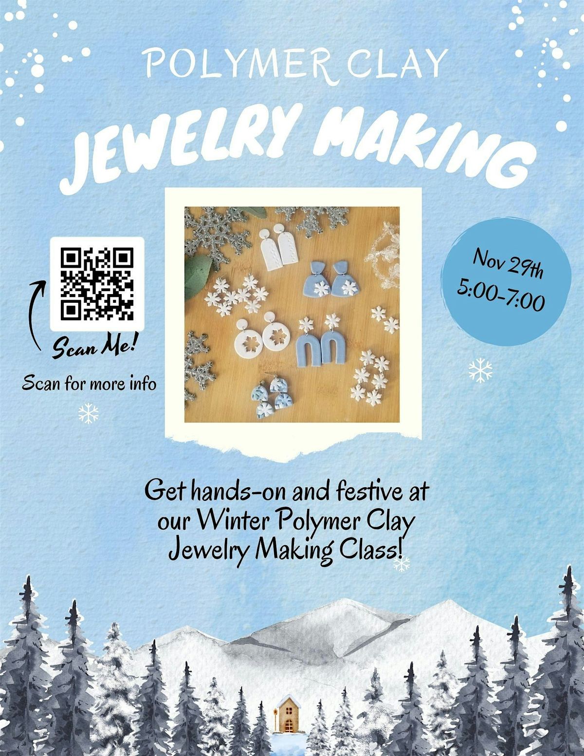 Polymer Clay Winter Jewelry Making | Event in Summerville | AllEvents