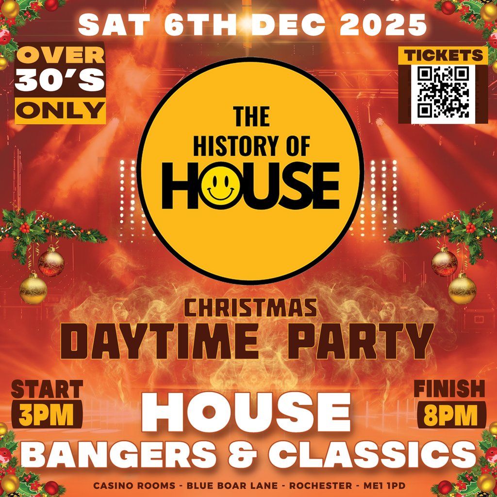 The History of House Bangers & Classics (Over 30s), 6 December | Event in Rochester | AllEvents