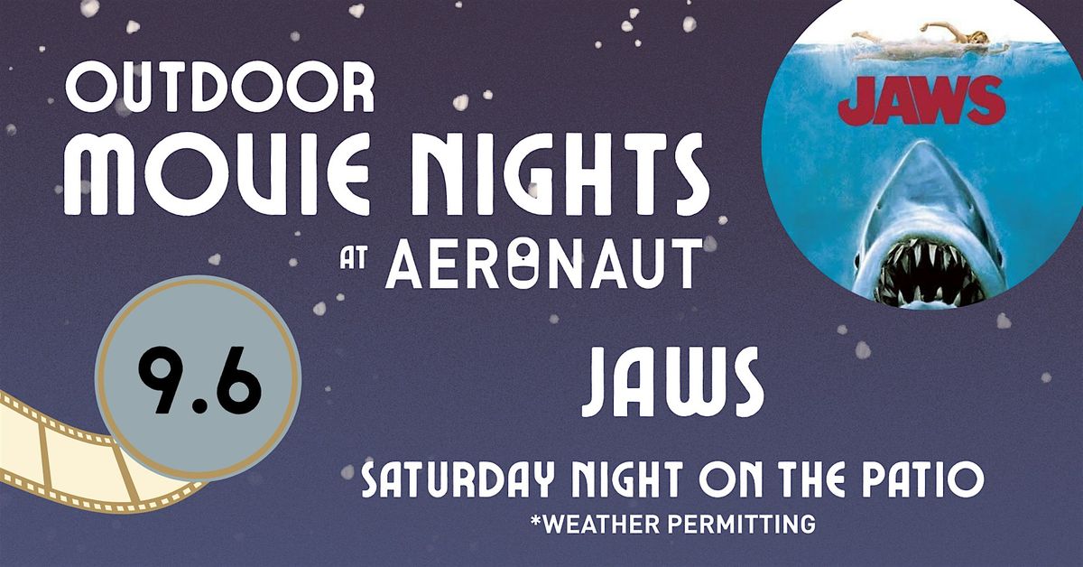 Outdoor Movie Nights at Aeronaut: JAWS, 6 September | Event in Somerville | AllEvents