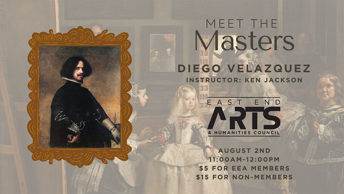 Meet The Masters Art Workshop: Diego Velázquez, 2 August | Event in Riverhead | AllEvents