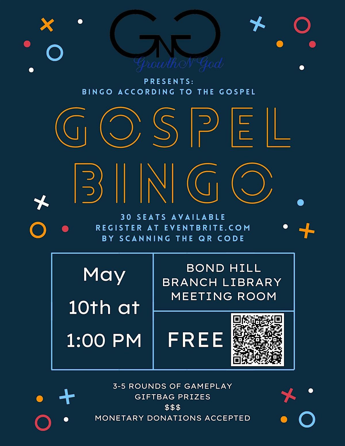 Gospel Bingo: Mother's Day Edition, 10 May | Event in Cincinnati | AllEvents