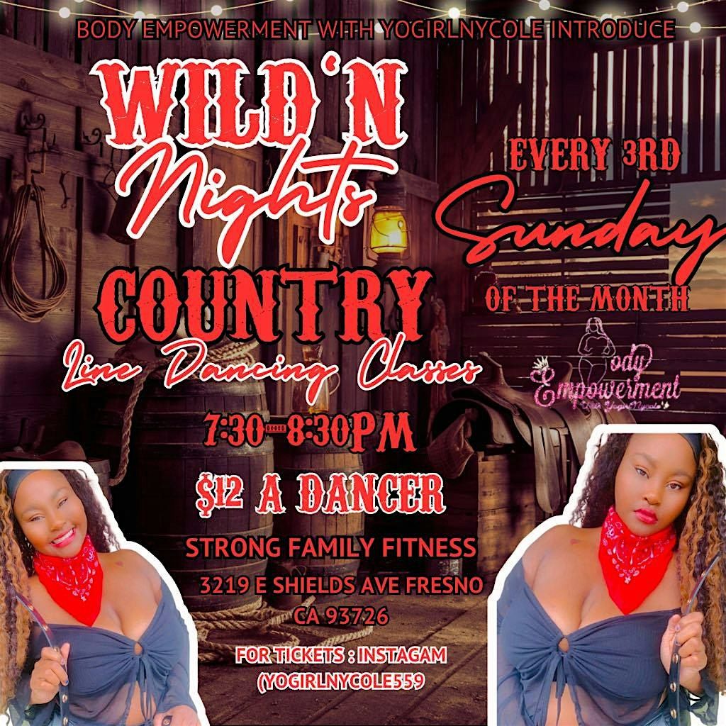 Wild’N nights Country Line Dance Class, 24 August | Event in Fresno | AllEvents