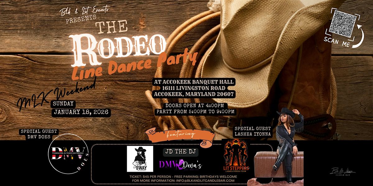 The Rodeo: Line Dance Party – MLK Weekend, 18 January | Event in Accokeek | AllEvents