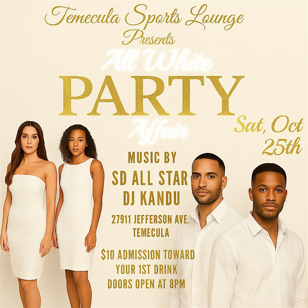 End Of Summer All White Party, 25 October | Event in Temecula | AllEvents