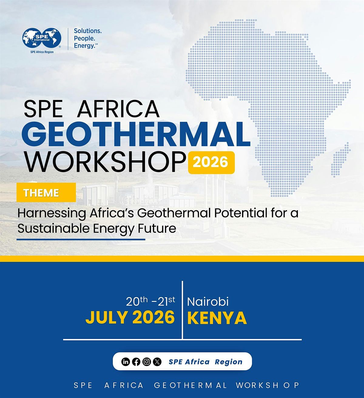 SPE Africa: GeoThermal Workshop, 20 July | Event in Nairobi | AllEvents