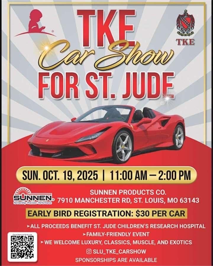 TKE x Sunnen: Car Show for St. Jude, 19 October | Event in St. Louis | AllEvents