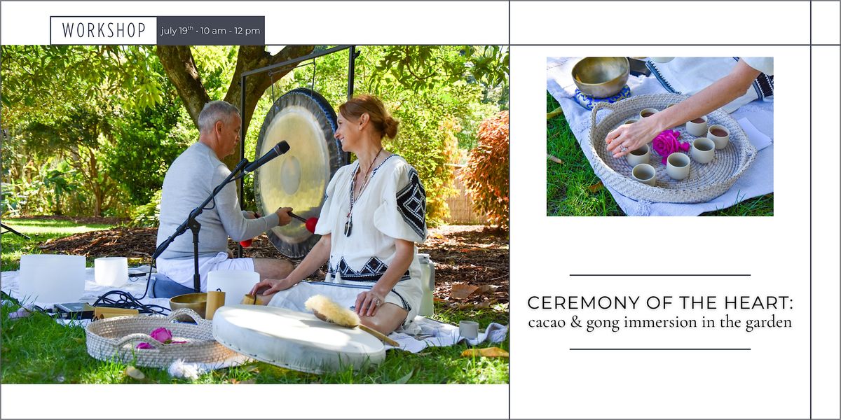 Ceremony of the Heart: Cacao & Gong Immersion in the Garden, 19 July | Event in Miami Beach | AllEvents