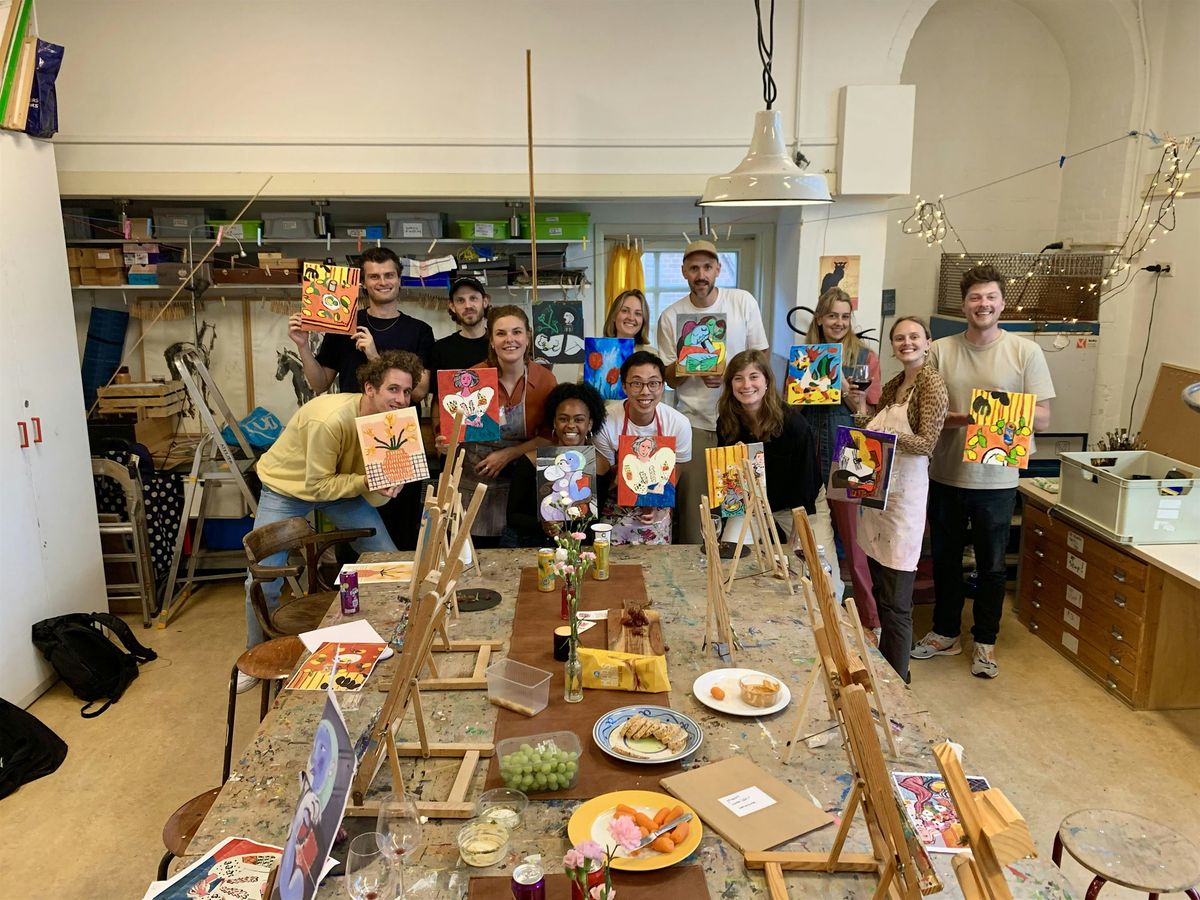 Painting Workshop with Drinks & Bites, 4 December | Event in Amsterdam | AllEvents