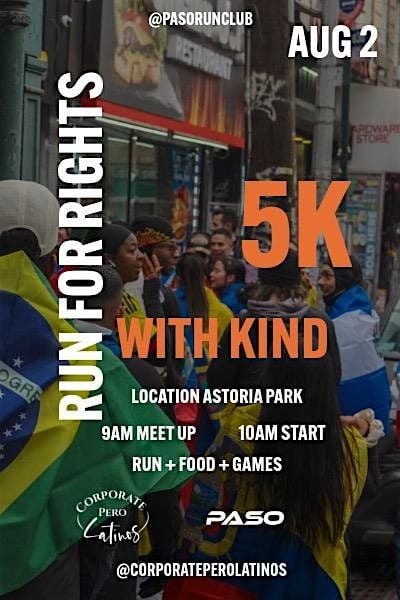 CPL x PASO: Run for Rights, 2 August | Event in Queens | AllEvents