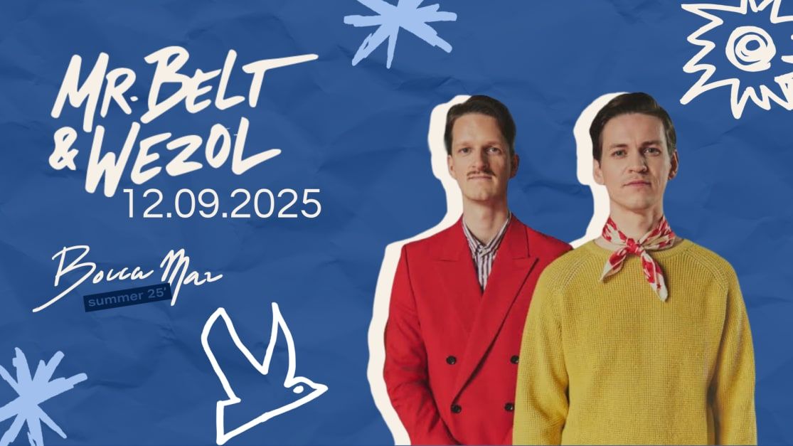 Bocca Mar X Mr. Belt & Wezol in Nice, 12 September | Event in Nice | AllEvents