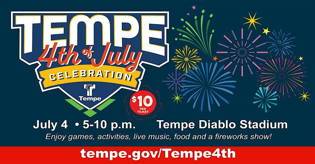 City of Tempe 4th of July Celebration with Fireworks, 4 July | Event in Tempe | AllEvents