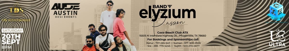 Band Elyzium | Live In Austin, 20 September | Event in Pflugerville | AllEvents