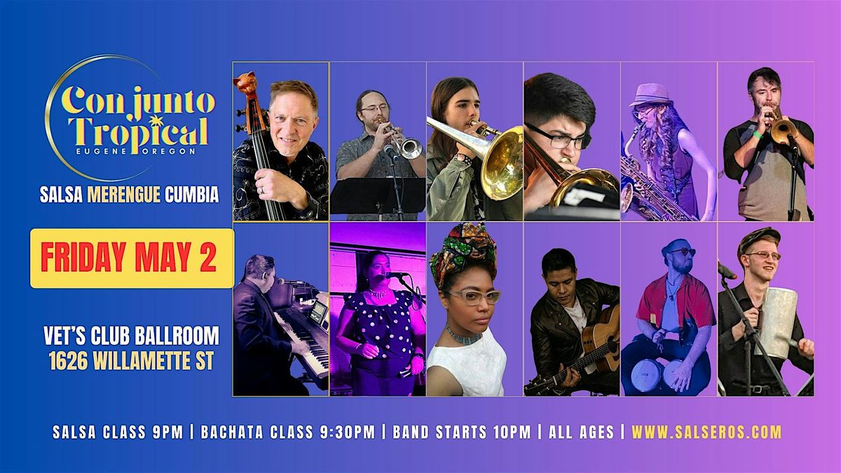 Conjunto Tropical at The Vets Club Ballroom | Event in Eugene | AllEvents