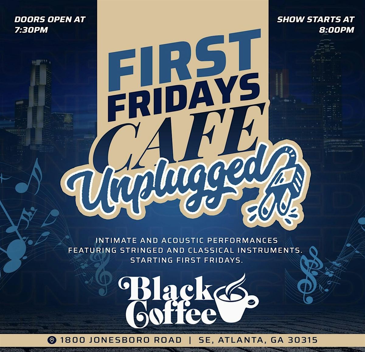 Cafe Unplugged: A First Friday Listening Experience | Event in Atlanta | AllEvents