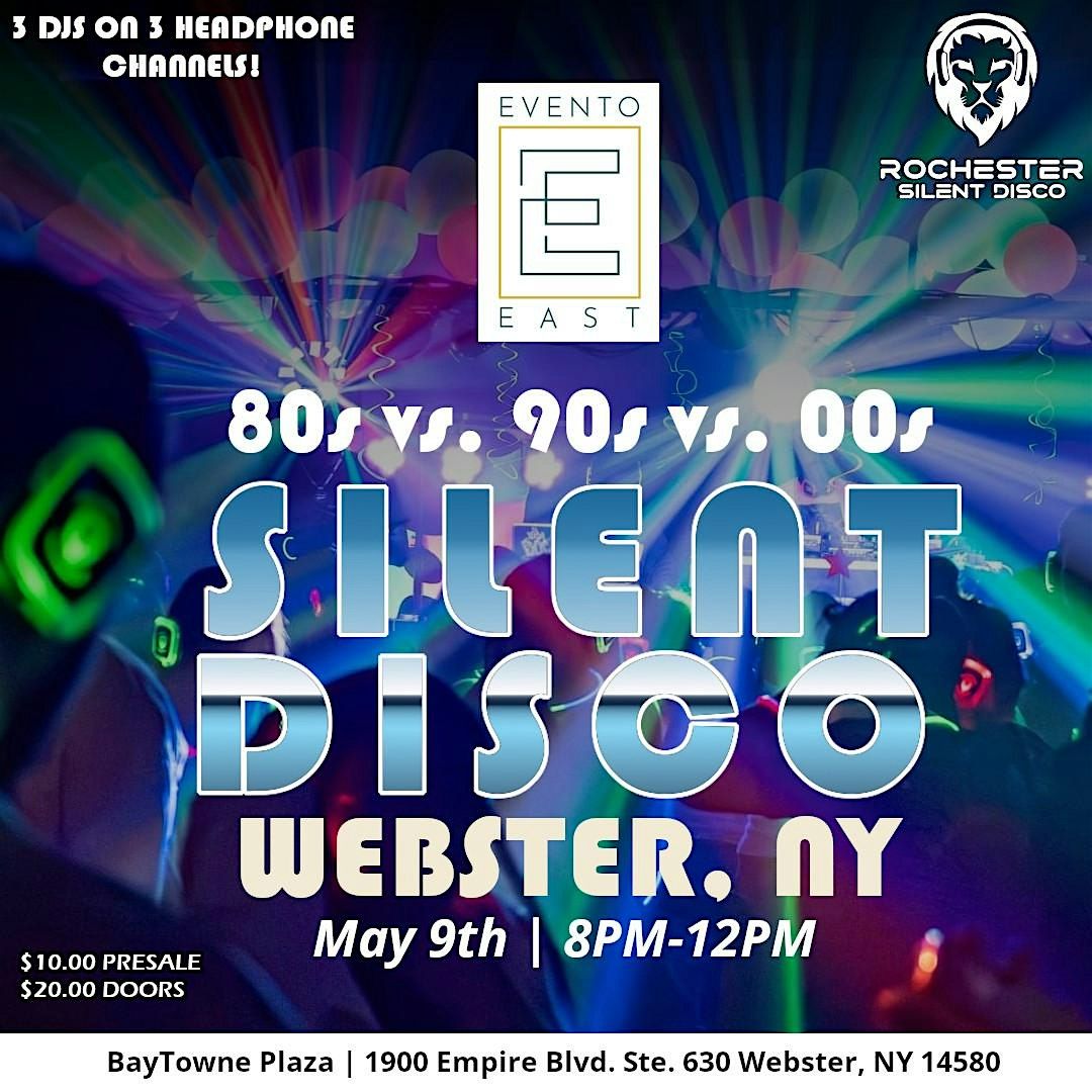 Silent Disco at Evento East in Webster, NY- May 9th!, 9 May | Event in Webster | AllEvents