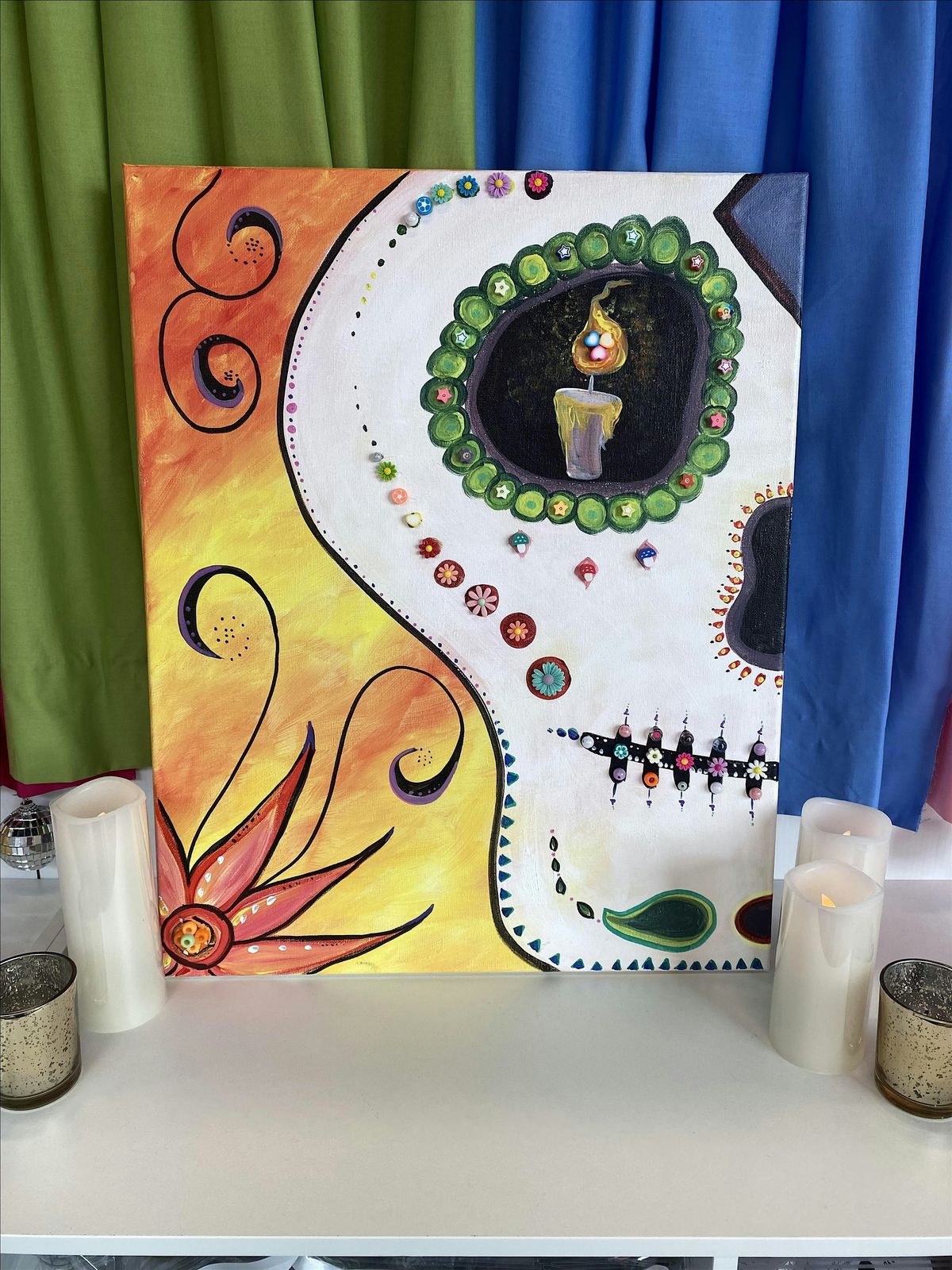 Day Of The Dead Paint & Sip, 23 October | Event in Summerville | AllEvents