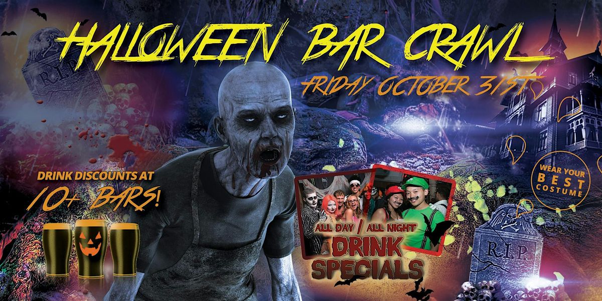 SAN DIEGO HALLOWEEN BAR CRAWL - 10+ Bars - Oct 31st, 31 October | Event in San Diego | AllEvents