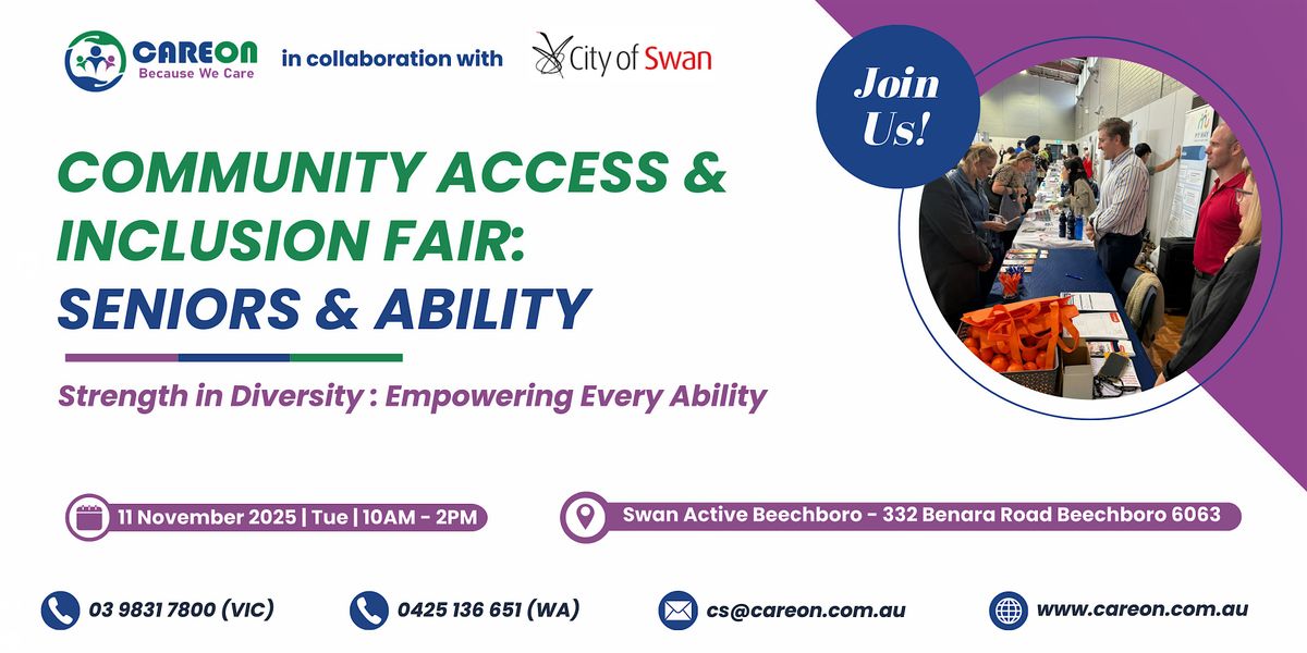 Community Access & Inclusion Fair: Seniors & Ability | Event in Beechboro | AllEvents