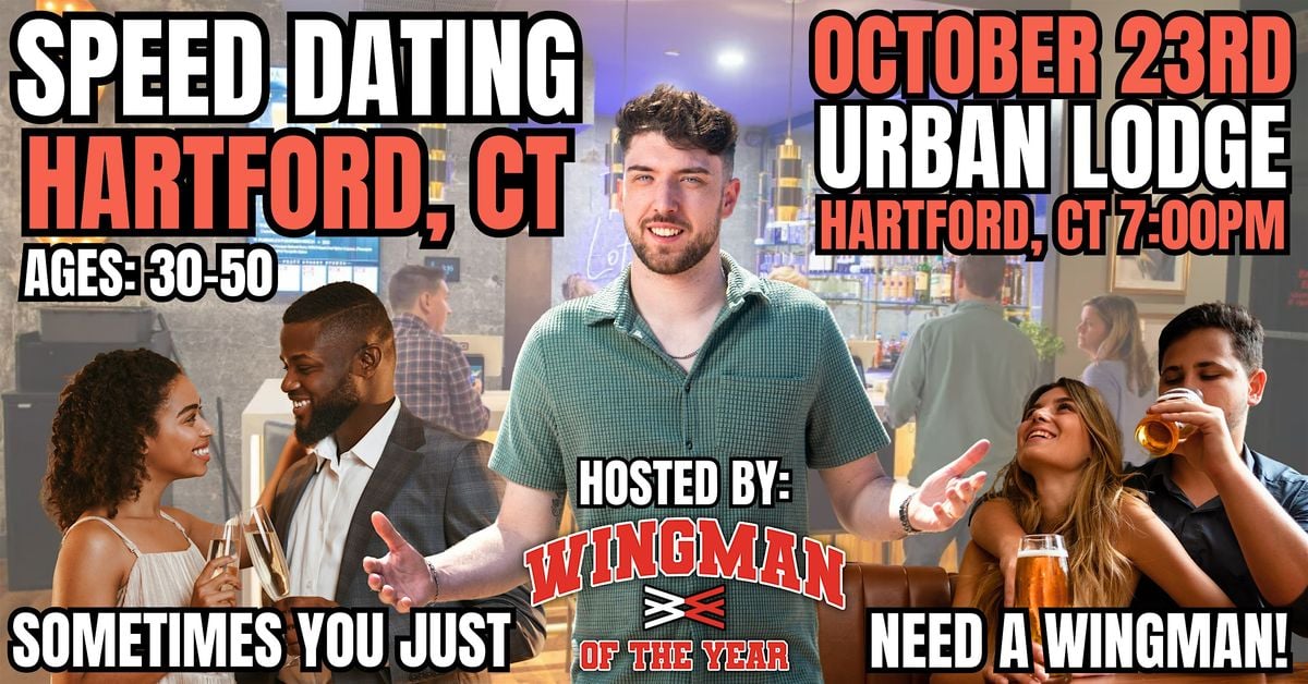 Speed Dating With Wingman Of The Year: Hartford, CT, 23 October | Event in Hartford | AllEvents