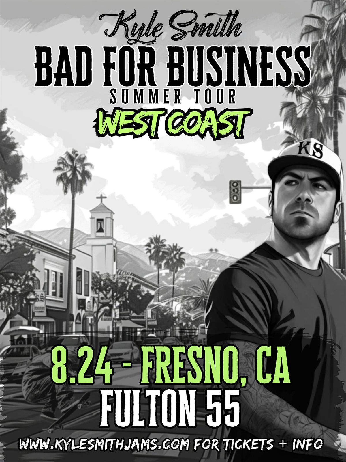 Kyle Smith Bad for Businees Tour at Fulton 55, 24 August | Event in Fresno | AllEvents